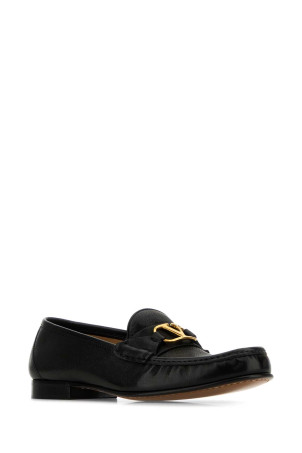Черные кожаные мокасины VLogo Черные VALENTINO GARAVANI (6W2S0LM0EWV) Черные кожаные мокасины VLogo Черные VALENTINO GARAVANI (6W2S0LM0EWV)