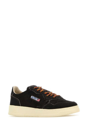 Black calf hair Medalist sneakers AUTRY (AULM) Black calf hair Medalist sneakers AUTRY (AULM)