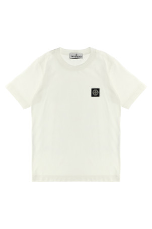 Футболка з логотипом Біла STONE ISLAND JUNIOR K2S162100002S0047V0099 Футболка з логотипом Біла STONE ISLAND JUNIOR K2S162100002S0047V0099