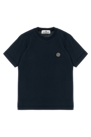 Футболка з логотипом, синя STONE ISLAND JUNIOR K2S162100002S0047V0020 Футболка з логотипом, синя STONE ISLAND JUNIOR K2S162100002S0047V0020