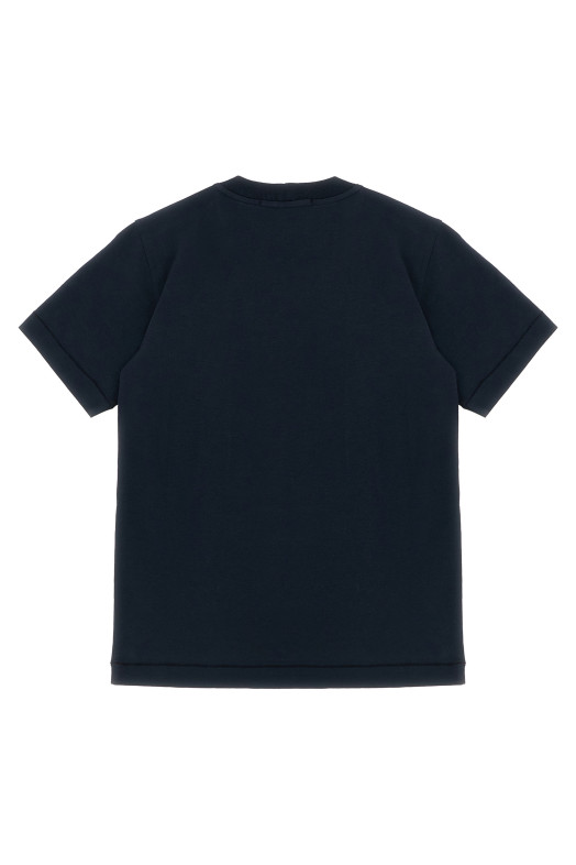 Футболка з логотипом, синя STONE ISLAND JUNIOR K2S162100002S0047V0020 Футболка з логотипом, синя STONE ISLAND JUNIOR K2S162100002S0047V0020