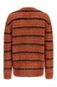 Brushed striped cardigan orange Brushed striped cardigan orange
