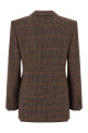 Блейзер з вовни Check, коричневий CHLOÉ CH25AVE5309793C