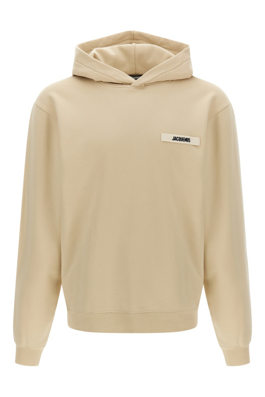 'Le Hoodie Gros Grains' sweatshirt Beige