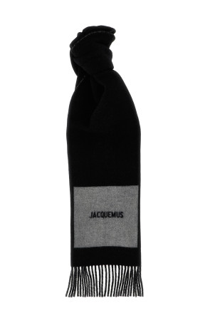'L'Echarpe Rond Carré' scarf Black