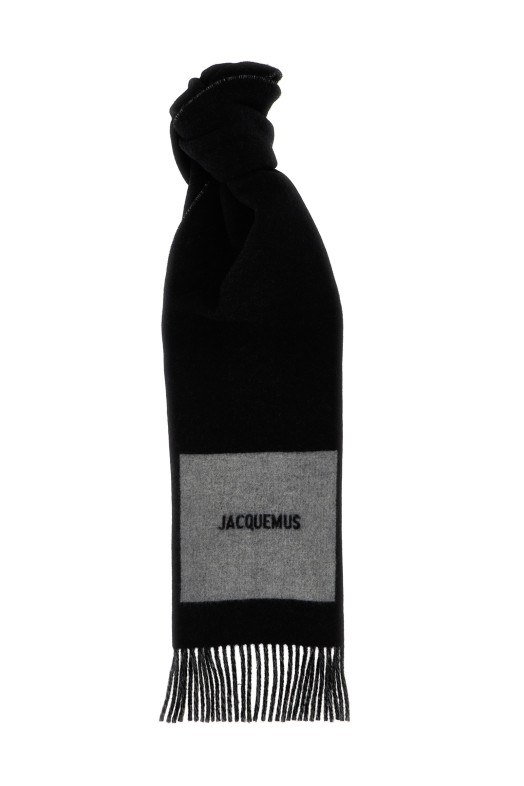 'L'Echarpe Rond Carré' scarf Black
