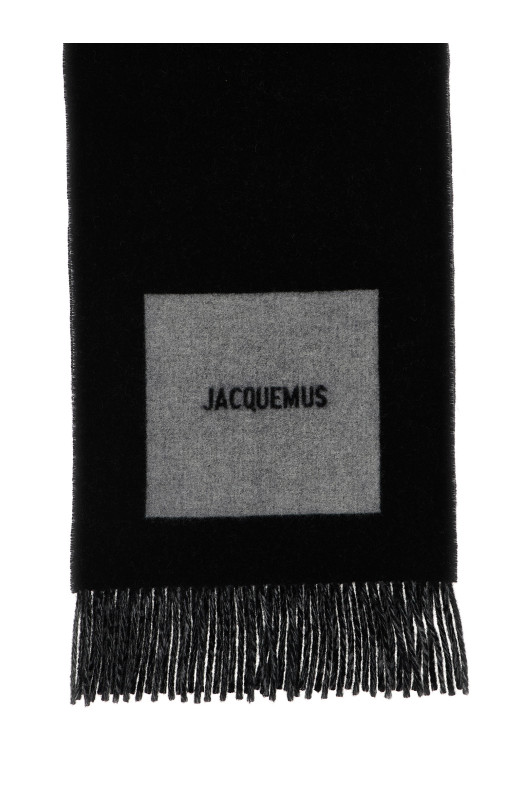 'L'Echarpe Rond Carré' scarf Black