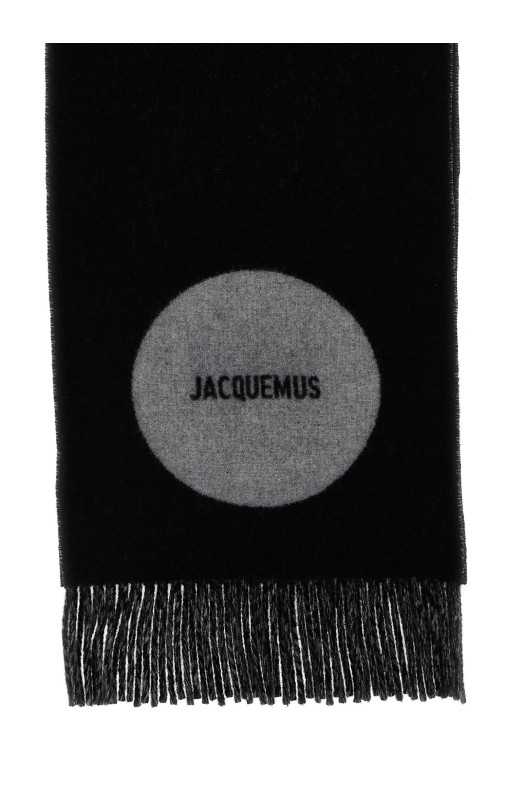 'L'Echarpe Rond Carré' scarf Black