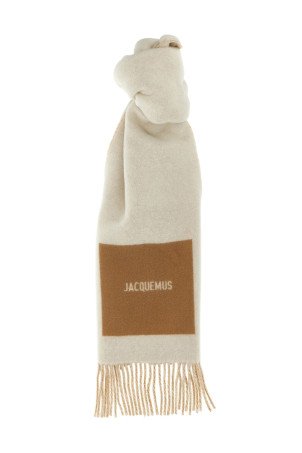'L'Echarpe Rond Carré' scarf Beige