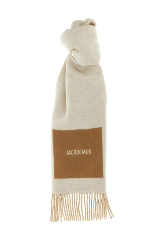 'L'Echarpe Rond Carré' scarf Beige
