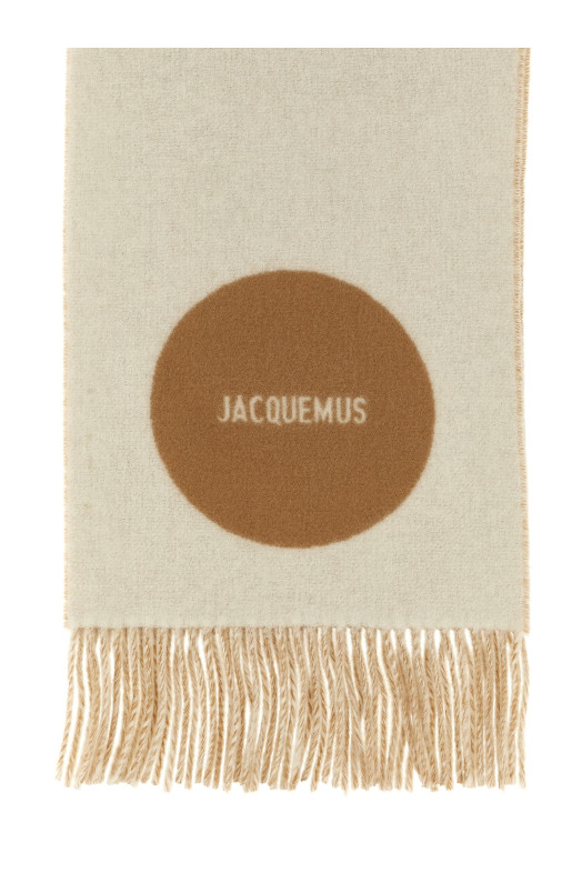 'L'Echarpe Rond Carré' scarf Beige
