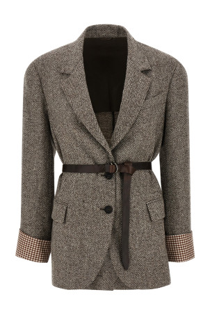 Ремень для духового инструмента Brown BRUNELLO CUCINELLI MG5297399C136 Ремень для духового инструмента Brown BRUNELLO CUCINELLI MG5297399C136