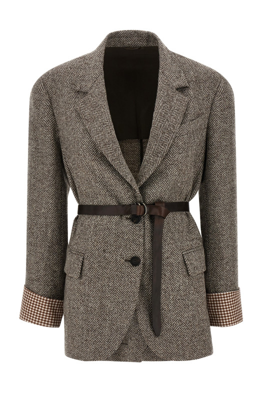 Ремень для духового инструмента Brown BRUNELLO CUCINELLI MG5297399C136