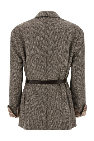 Ремень для духового инструмента Brown BRUNELLO CUCINELLI MG5297399C136 Ремень для духового инструмента Brown BRUNELLO CUCINELLI MG5297399C136