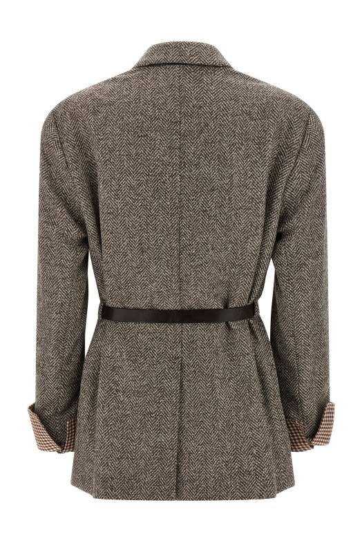 Ремень для духового инструмента Brown BRUNELLO CUCINELLI MG5297399C136