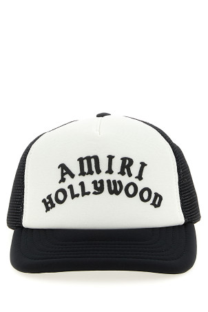 Кепка «Amiri Hollywood Trucker» черно-серая AMHATR1025BLACK Кепка «Amiri Hollywood Trucker» черно-серая AMHATR1025BLACK