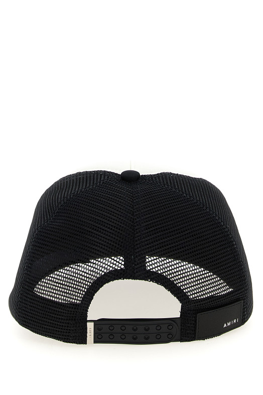 Кепка «Amiri Hollywood Trucker» чорно-сіра AMHATR1025BLACK Кепка «Amiri Hollywood Trucker» чорно-сіра AMHATR1025BLACK