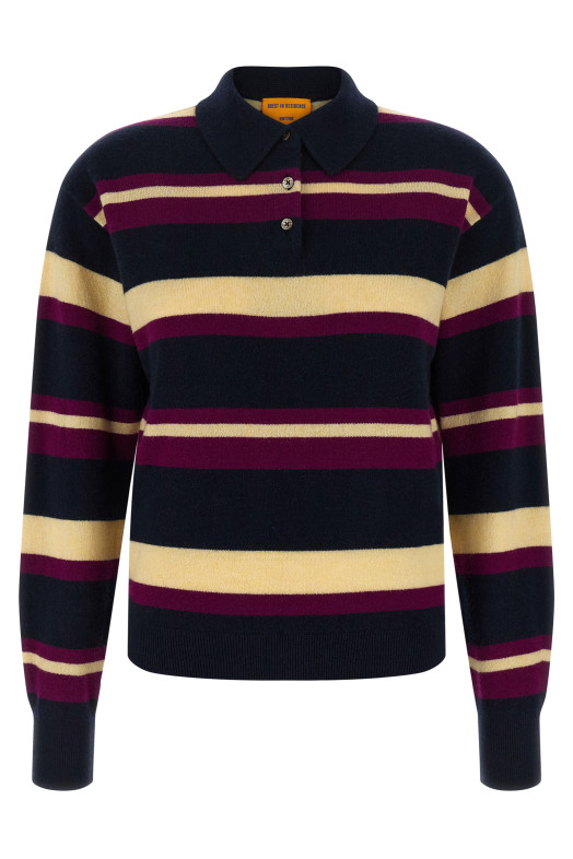 'Collegiate Stripe' polo shirt Multicolor