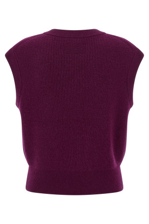 Жилет «Ребро» фіолетовий W30710RMAUBERGINE Жилет «Ребро» фіолетовий W30710RMAUBERGINE
