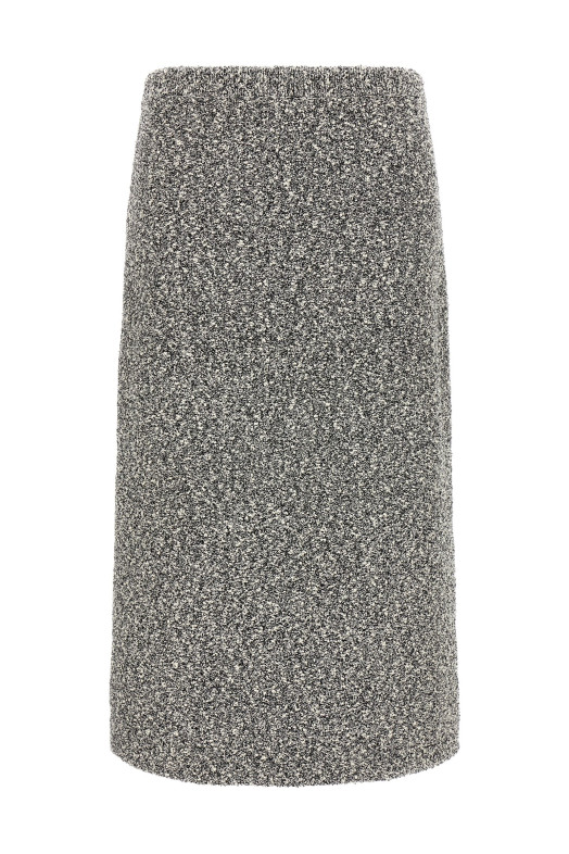Твидовая юбка Черная TORY BURCH 170830002