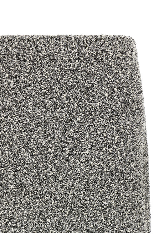 Твидовая юбка Черная TORY BURCH 170830002