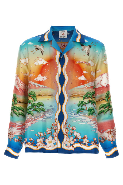 'Cuban Collar Tennis Club' shirt Multicolor 'Cuban Collar Tennis Club' shirt Multicolor