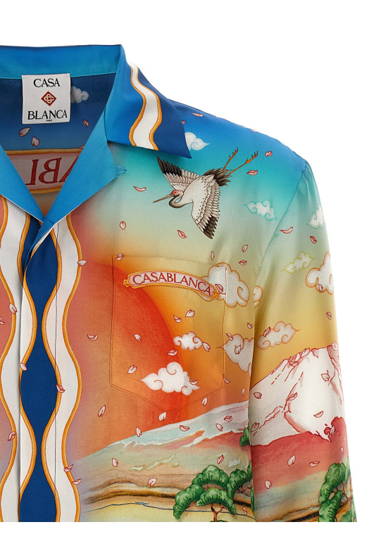 'Cuban Collar Tennis Club' shirt Multicolor 'Cuban Collar Tennis Club' shirt Multicolor