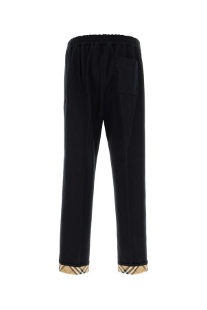 Navy blue gabardine pant BURBERRY (8110725) Navy blue gabardine pant BURBERRY (8110725)