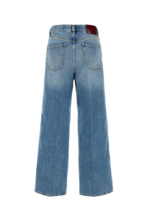 Джинсы с широкими штанинами из денима GUCCI (816971XDC7S) Джинсы с широкими штанинами из денима GUCCI (816971XDC7S)