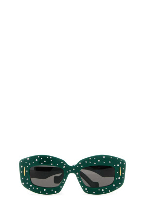 Dark green acetate sunglasses Purple LOEWE (LW4114IS49)