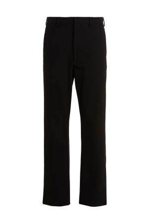 Брюки из эластичного техно-материала, черные PRADA SPH252S23111QLF0002