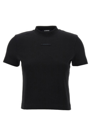 JACQUEMUS 'Le T-shirt Gros-Grain' Футболка Чорна 24ETSW00133AJ00124990 JACQUEMUS 'Le T-shirt Gros-Grain' Футболка Чорна 24ETSW00133AJ00124990