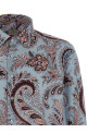 Floral Paisley Cotton shirt BLUE Floral Paisley Cotton shirt BLUE