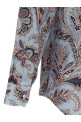 Floral Paisley Cotton shirt BLUE Floral Paisley Cotton shirt BLUE
