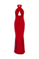 Сукня «Cross Halter Fishtail» червона KK2253PLO68946 Сукня «Cross Halter Fishtail» червона KK2253PLO68946