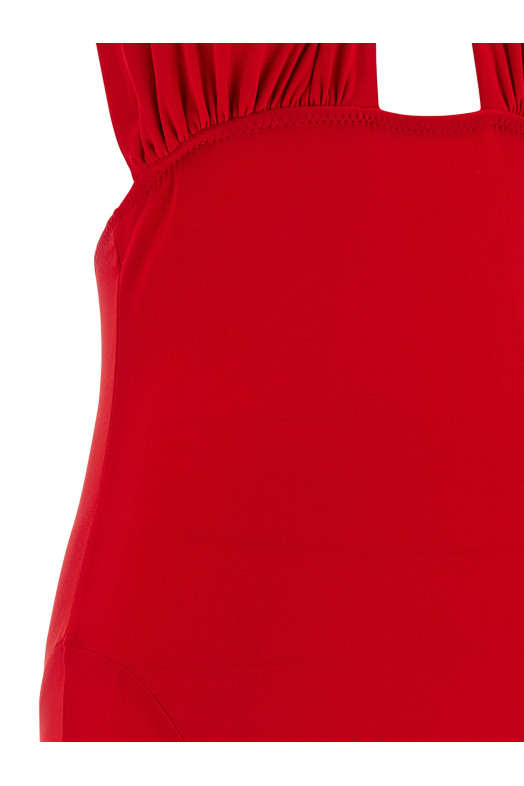 Сукня «Cross Halter Fishtail» червона KK2253PLO68946 Сукня «Cross Halter Fishtail» червона KK2253PLO68946