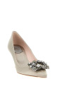 'Flower Strass' pumps Gray