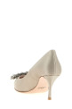 'Flower Strass' pumps Gray