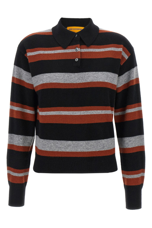 'Collegiate Stripe' polo shirt Multicolor