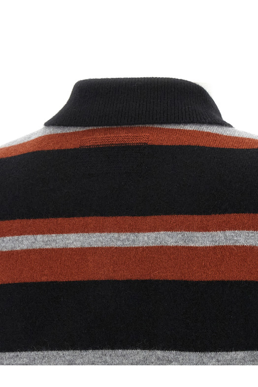 'Collegiate Stripe' polo shirt Multicolor