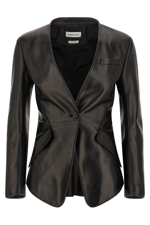 Nappa blazer Black