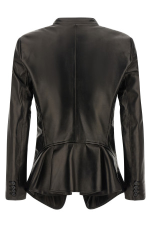 Блейзер из кожи наппа, черный 840138Q5AML1000 Блейзер из кожи наппа, черный 840138Q5AML1000