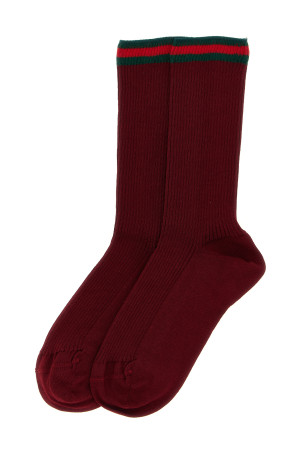 Шкарпетки Nastro Web Bordeaux GUCCI 8019813GANZ6100 Шкарпетки Nastro Web Bordeaux GUCCI 8019813GANZ6100