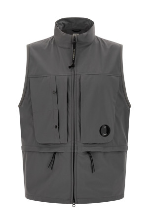 C.P. COMPANY 'CP Shell Hooded' жилет Бежевый 18CMVE132A005968A935