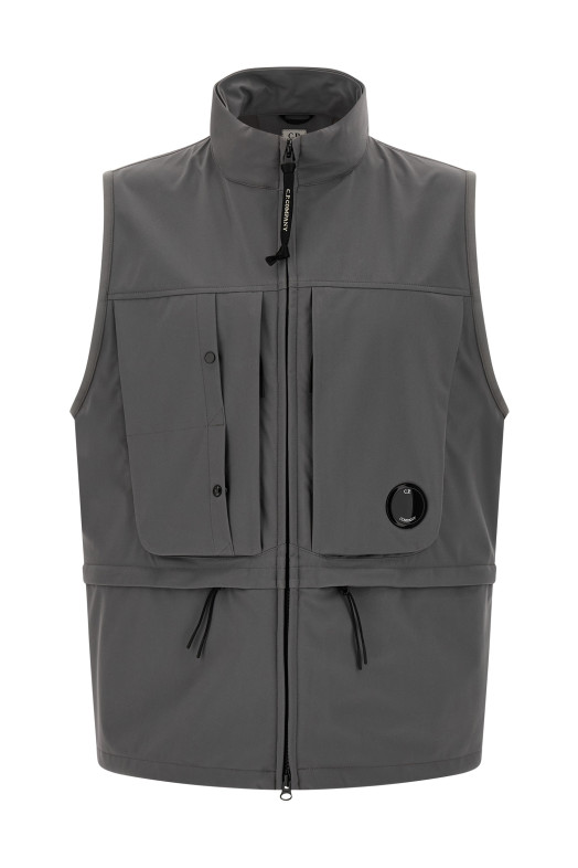 C.P. COMPANY 'CP Shell Hooded' жилет Бежевый 18CMVE132A005968A935