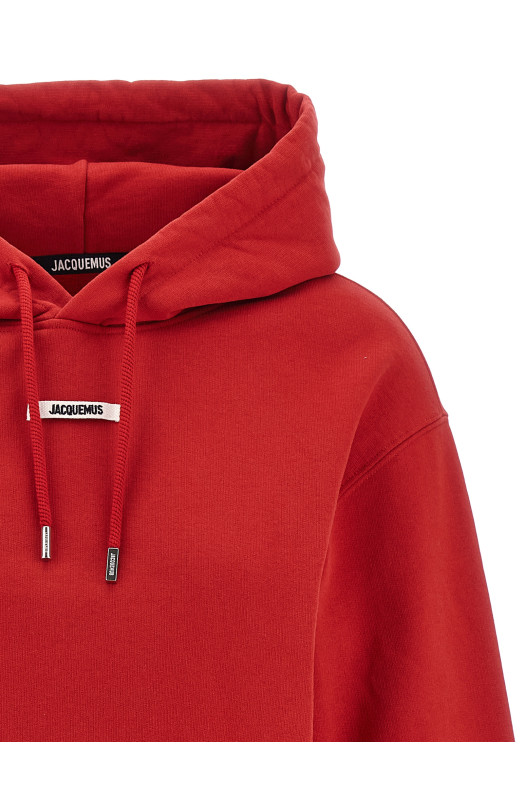 JACQUEMUS 'Le Hoodie Gros-Grain' худі Червоний 24EHOW00247AJ00109471 JACQUEMUS 'Le Hoodie Gros-Grain' худі Червоний 24EHOW00247AJ00109471