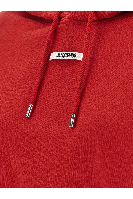 JACQUEMUS 'Le Hoodie Gros-Grain' худі Червоний 24EHOW00247AJ00109471 JACQUEMUS 'Le Hoodie Gros-Grain' худі Червоний 24EHOW00247AJ00109471