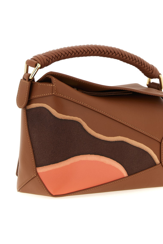 'Puzzle Edge' small handbag Brown