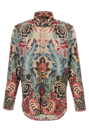 Flower and foliage shirt Multicolor Flower and foliage shirt Multicolor