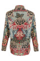 Flower and foliage shirt Multicolor